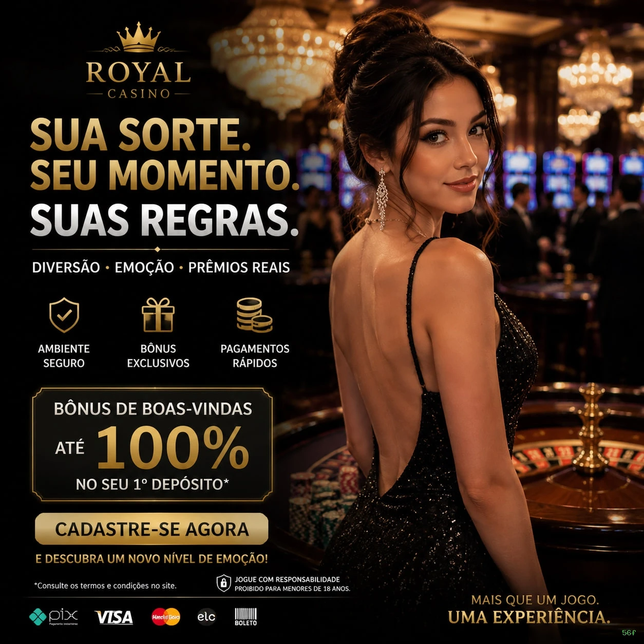 Ganhar e sacar na 56f